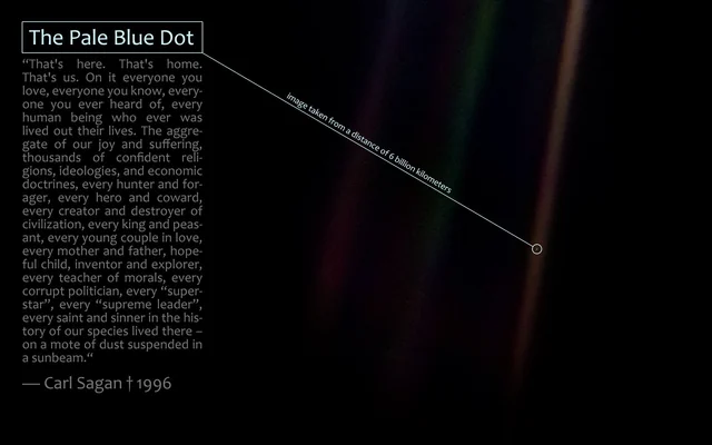 pale blue dot